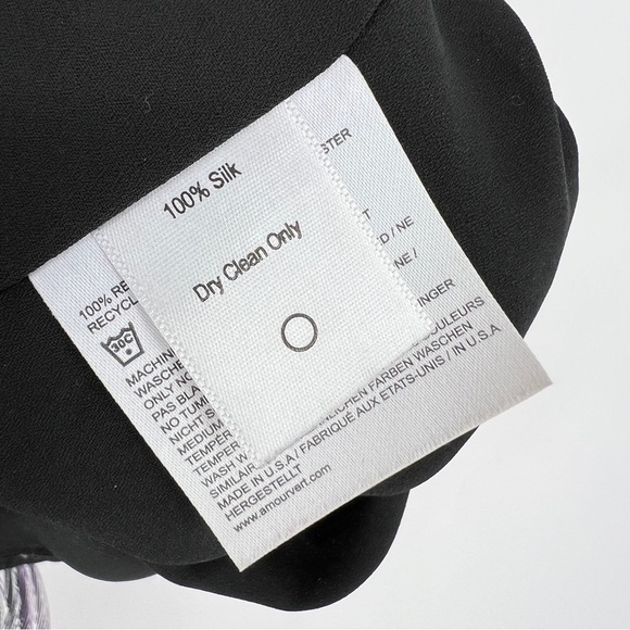 Amour Vert silk dress sleeveless print size small - Picture 5 of 10